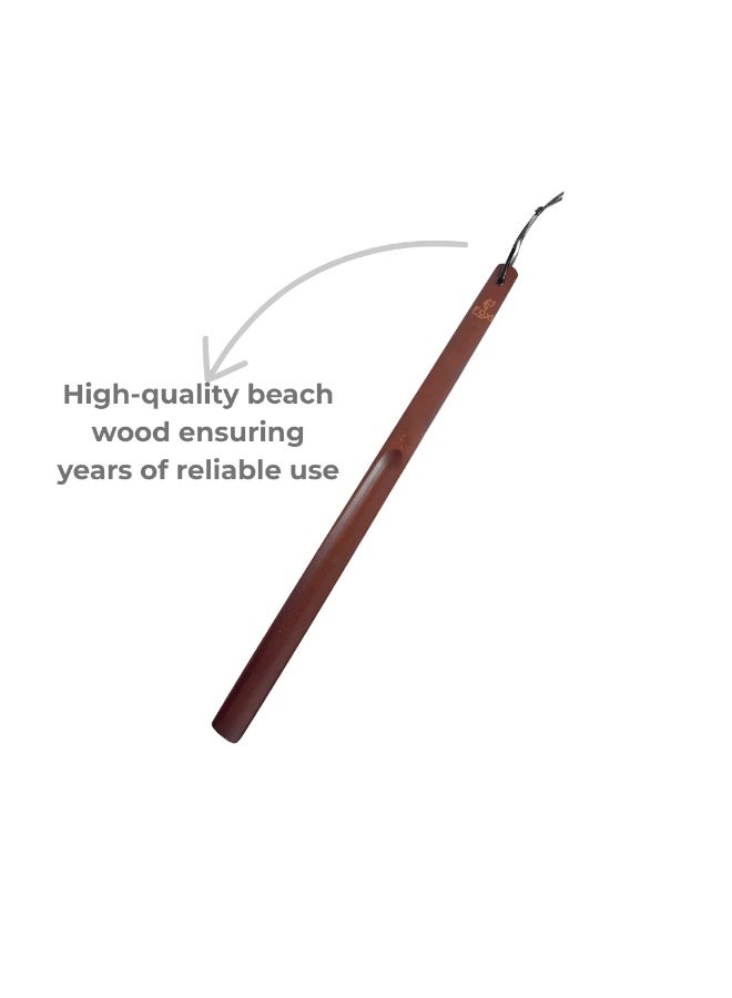 FoxiWood Wooden Long Shoe Horn 60CM - Image 2